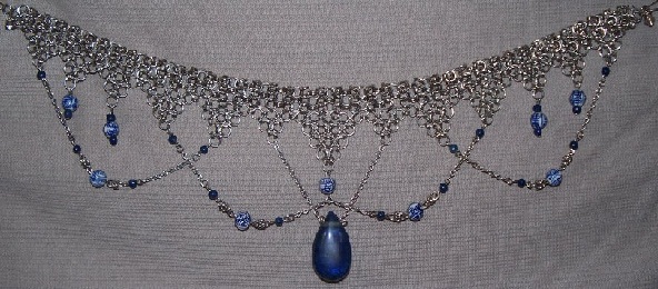 Blue Asian Necklace