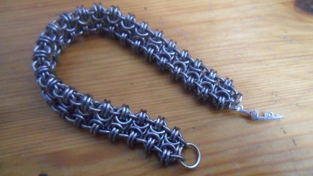 Gridlock Byzantine Bracelet