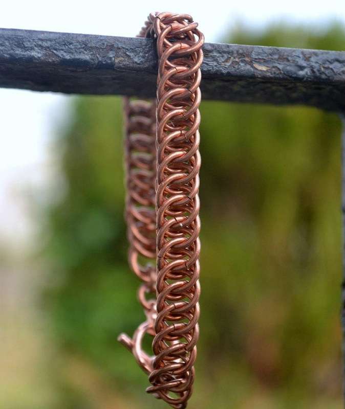 Brass Half Persian 4-1 Bracelet