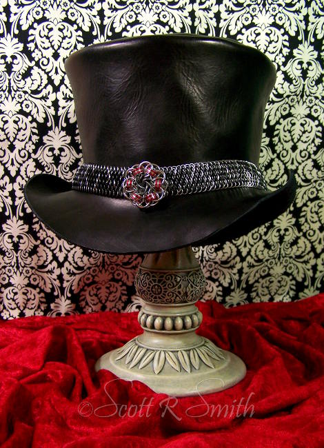 Dragonscale Hatband with Helm Vortex Centerpiece